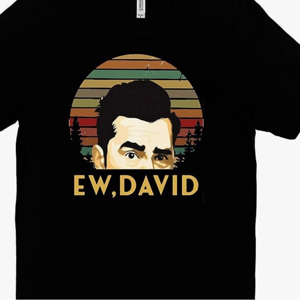 Ew David T Shirt Ew David Rose Shirt Novelty t-Shirt Short Sleeve Print